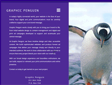 Tablet Screenshot of graphicpenguin.com